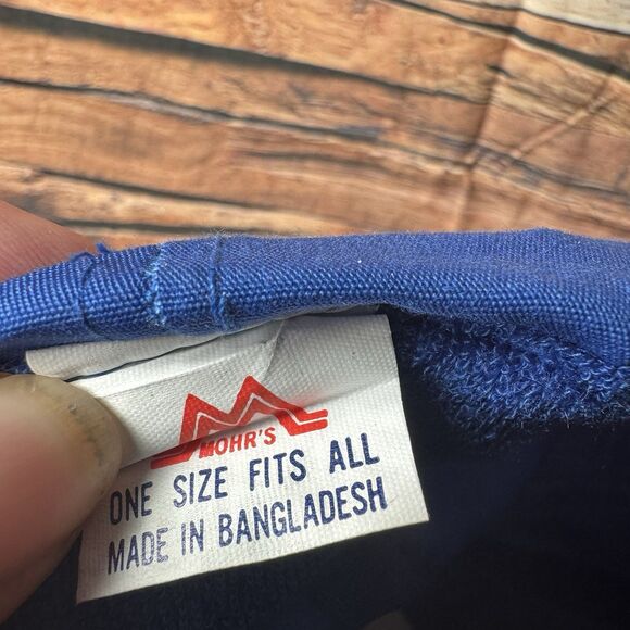 Exide Hat Cap Blue Adjustable Leather Strap Standard Of Quality Rope Trucker USA - Picture 7 of 7